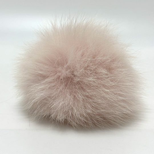 LOUIS VUITTON charm M67371 fur pink Fluffy Fuzzy bubble Women Used Authentic