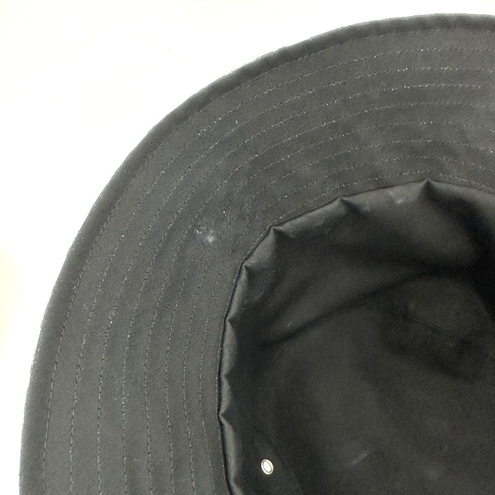 Dior hat Nylon Gray x black Trotter Bucket hat Bob hat Women Size unknown Used Authentic