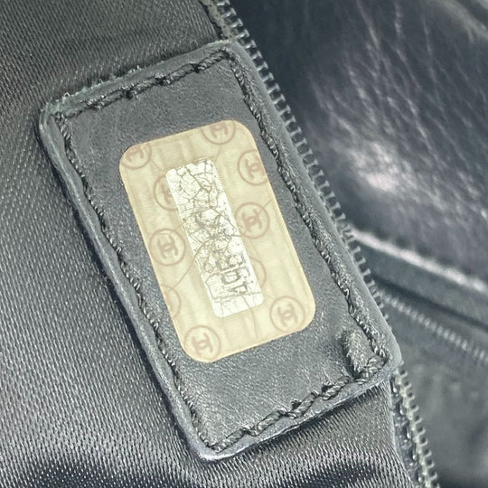 CHANEL Shoulder Bag lambskin black Shoulder CC COCO Mark Women Used Authentic