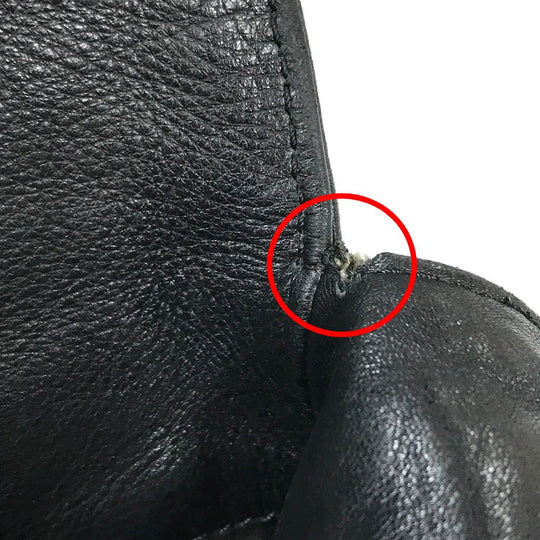 CHANEL Shoulder Bag lambskin black Shoulder CC COCO Mark Women Used Authentic