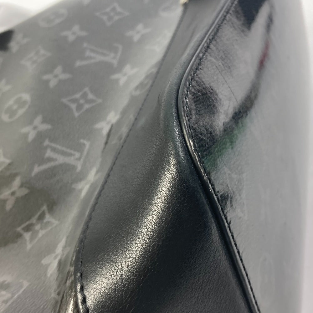 LOUIS VUITTON Tote Bag M43900 Plastics black Monogram Eclipse Glaze Zipped tote mens Used Authentic