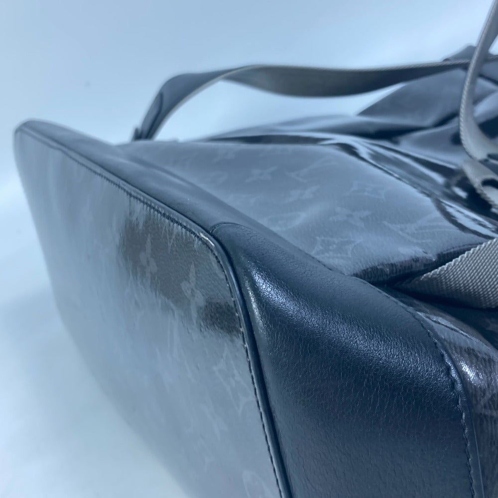 LOUIS VUITTON Tote Bag M43900 Plastics black Monogram Eclipse Glaze Zipped tote mens Used Authentic