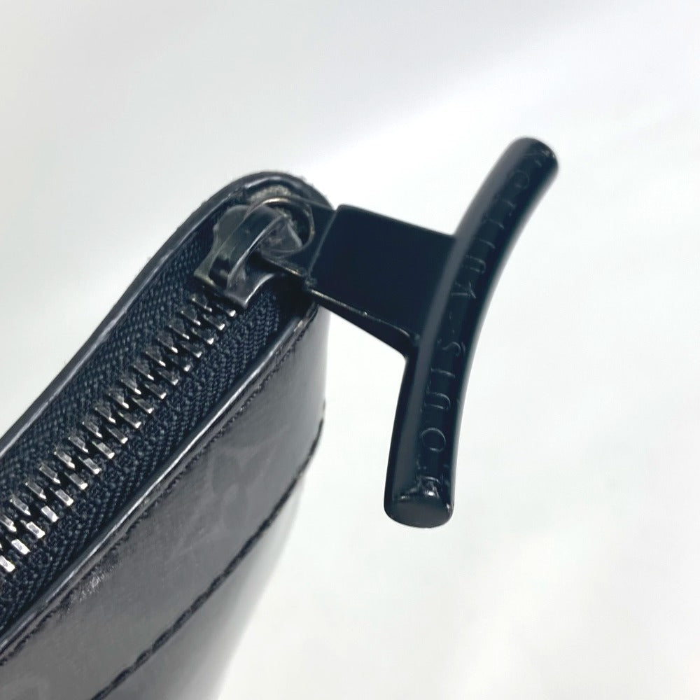 LOUIS VUITTON Tote Bag M43900 Plastics black Monogram Eclipse Glaze Zipped tote mens Used Authentic