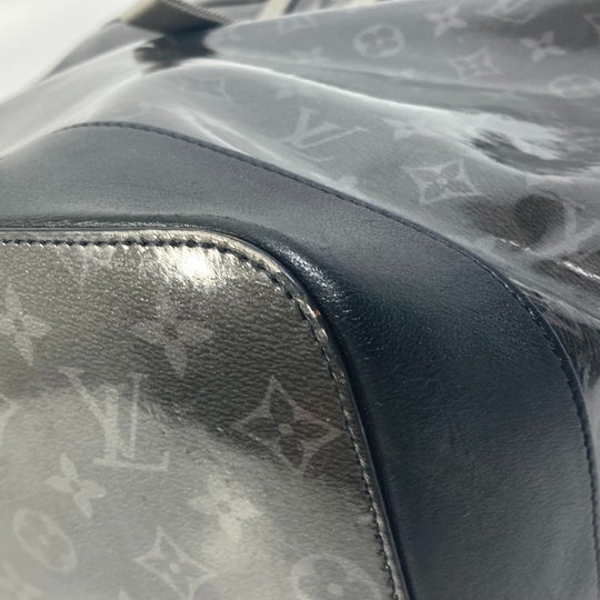 LOUIS VUITTON Tote Bag M43900 Plastics black Monogram Eclipse Glaze Zipped tote mens Used Authentic