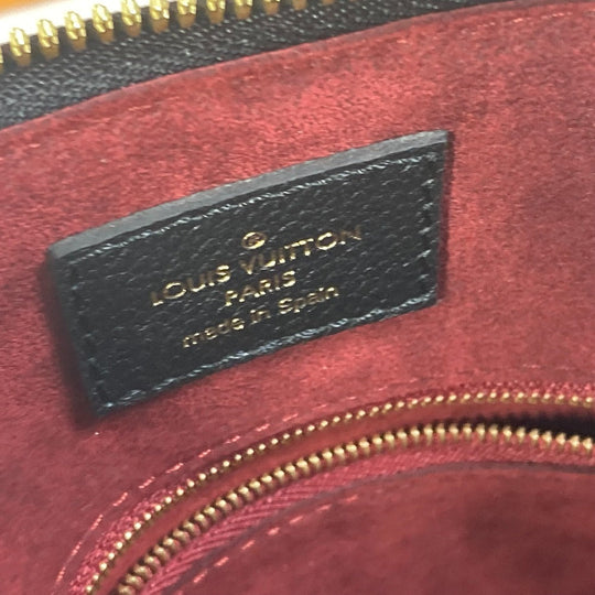 LOUIS VUITTON Boston Duffel bag M58947 Monogram Ann Platt Leather black Monogram Ann Platt Speedy bandouliere 25 Women Used Authentic