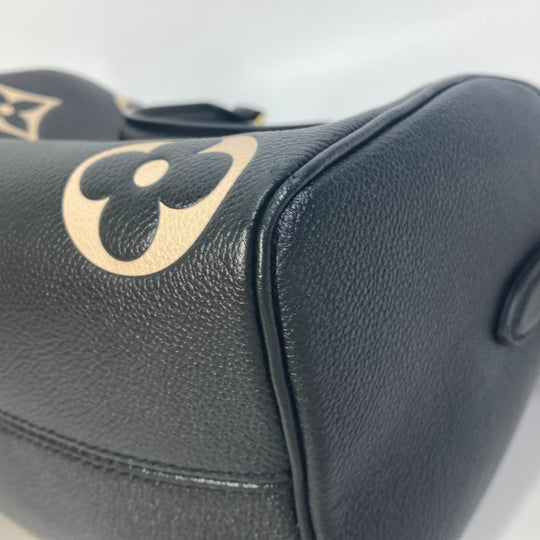 LOUIS VUITTON Boston Duffel bag M58947 Monogram Ann Platt Leather black Monogram Ann Platt Speedy bandouliere 25 Women Used Authentic