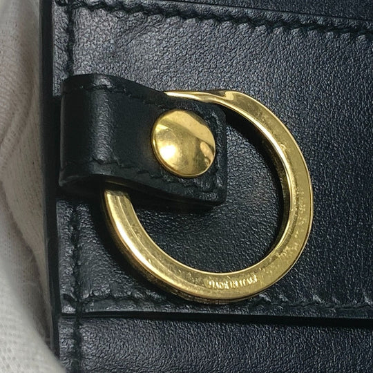 GUCCI Key case Key holder  547588 leather black logo six hooks key Women Used Authentic