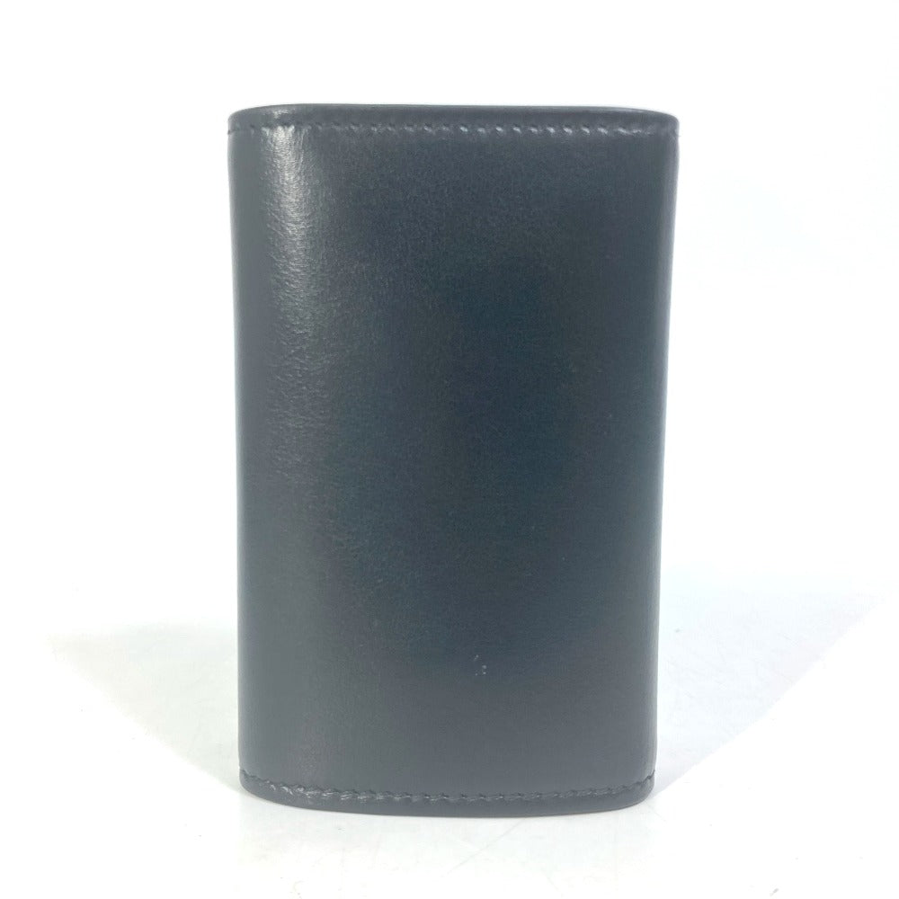 GUCCI Key case Key holder  547588 leather black logo six hooks key Women Used Authentic