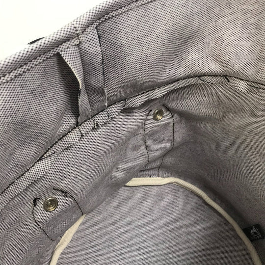 HERMES Handbag Tower ash gray Bichette Women Used Authentic