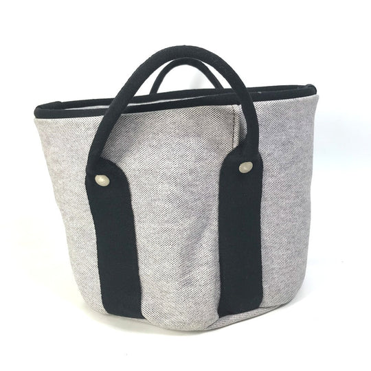 HERMES Handbag Tower ash gray Bichette Women Used Authentic