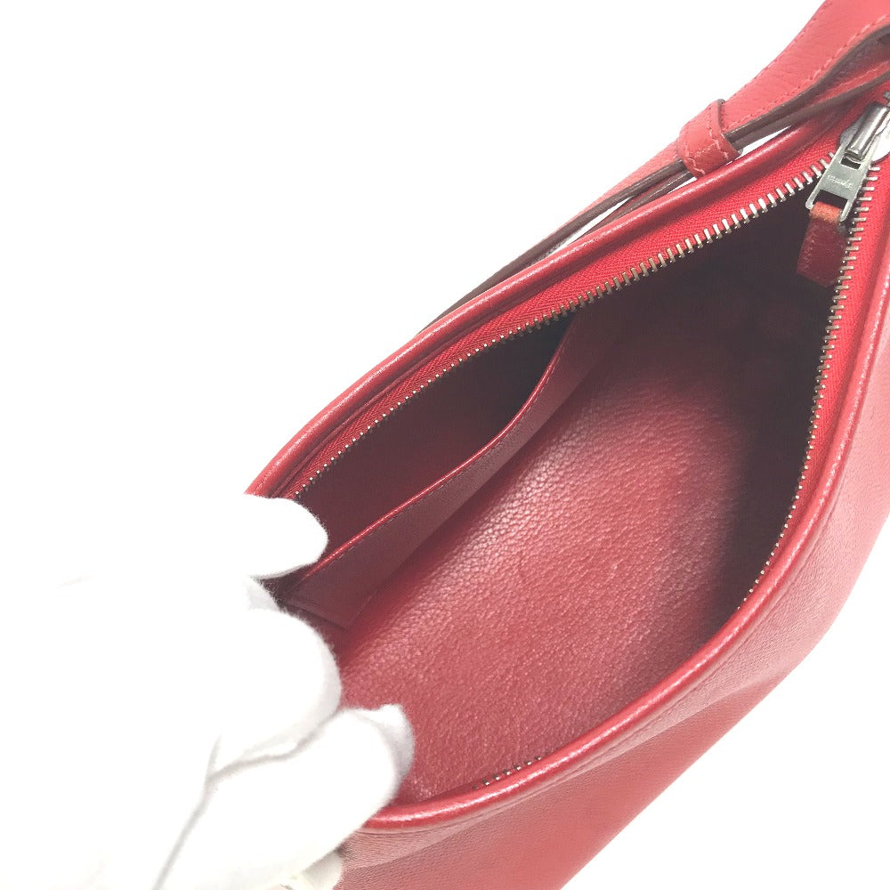 HERMES Shoulder Bag Epsom Red Shoulder Berlango PM Women Used Authentic