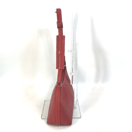 HERMES Shoulder Bag Epsom Red Shoulder Berlango PM Women Used Authentic
