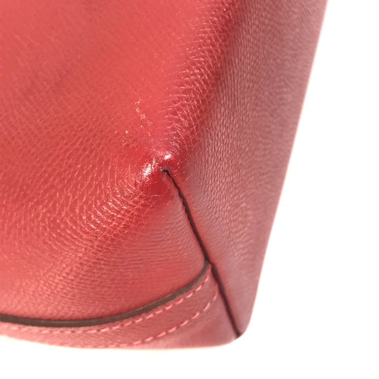 HERMES Shoulder Bag Epsom Red Shoulder Berlango PM Women Used Authentic
