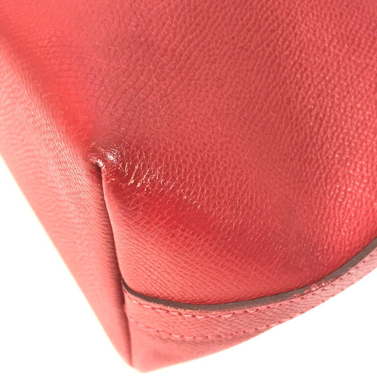 HERMES Shoulder Bag Epsom Red Shoulder Berlango PM Women Used Authentic