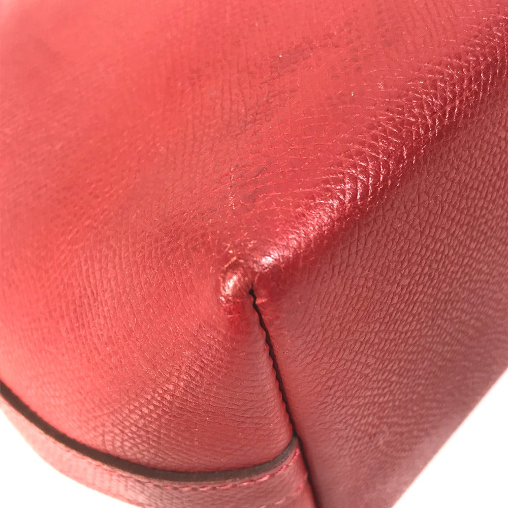 HERMES Shoulder Bag Epsom Red Shoulder Berlango PM Women Used Authentic