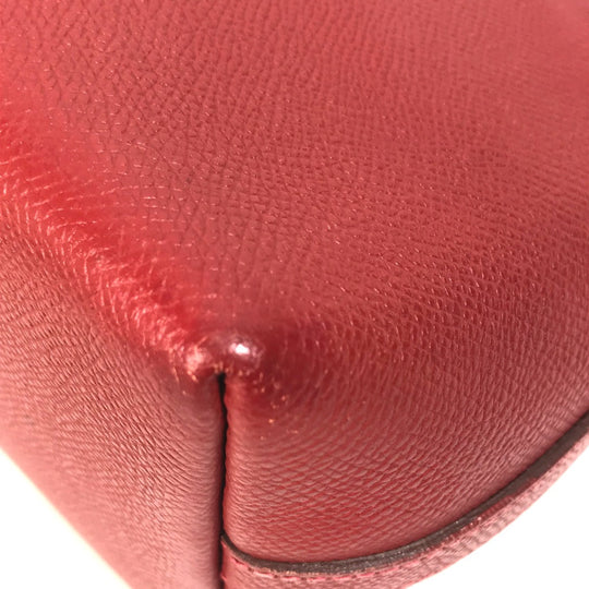 HERMES Shoulder Bag Epsom Red Shoulder Berlango PM Women Used Authentic