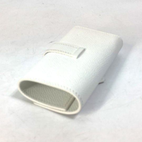 HERMES Key case Key holder  Epsom white HMetal Bean unisex(Unisex) Used Authentic