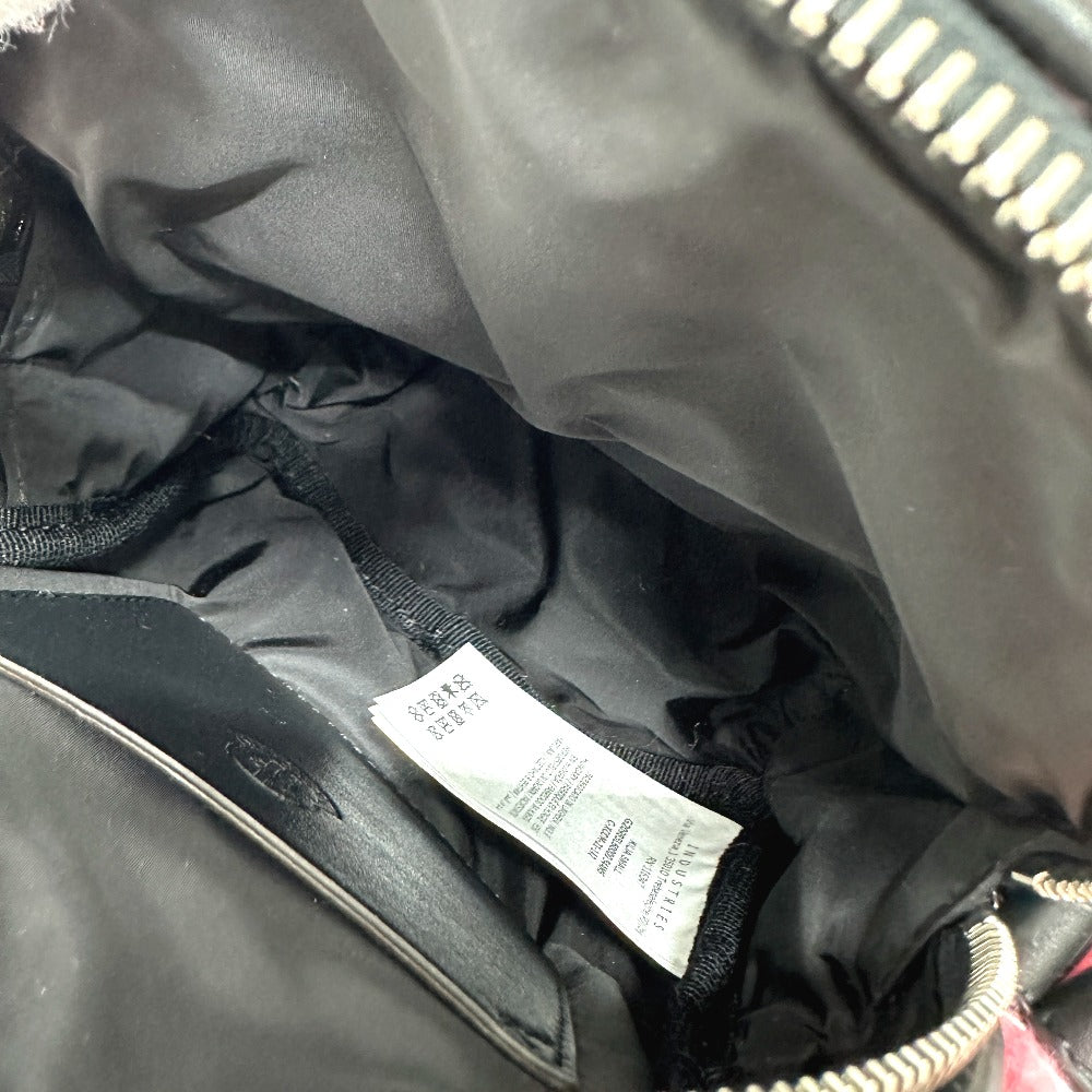 MONCLER Shoulder Bag G209B5L60000 54AM6 Polyester, Leather pink logo KILIA SMALL Women Used Authentic