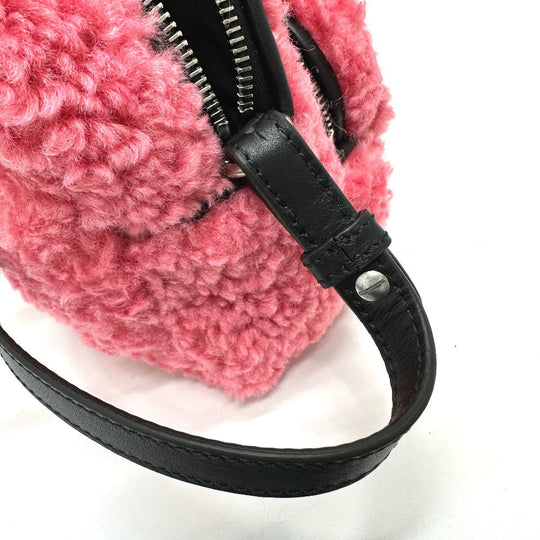 MONCLER Shoulder Bag G209B5L60000 54AM6 Polyester, Leather pink logo KILIA SMALL Women Used Authentic
