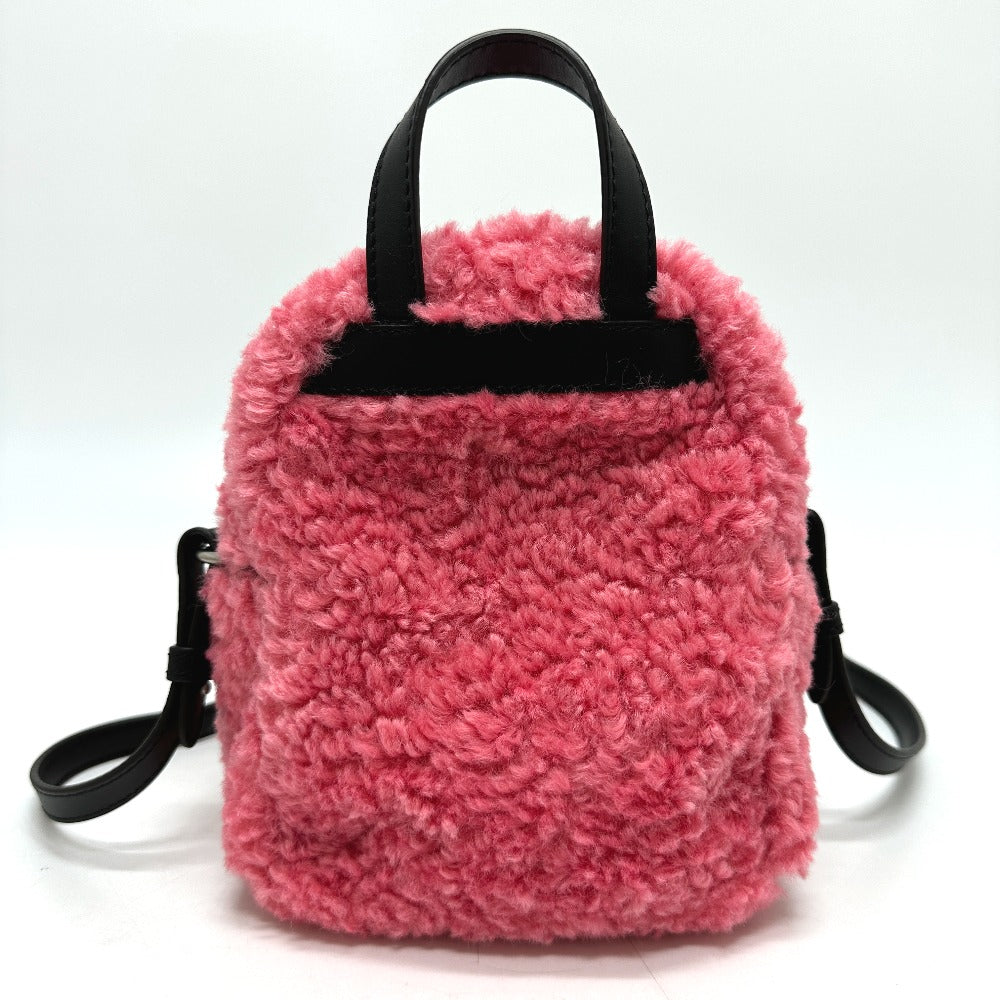 MONCLER Shoulder Bag G209B5L60000 54AM6 Polyester, Leather pink logo KILIA SMALL Women Used Authentic