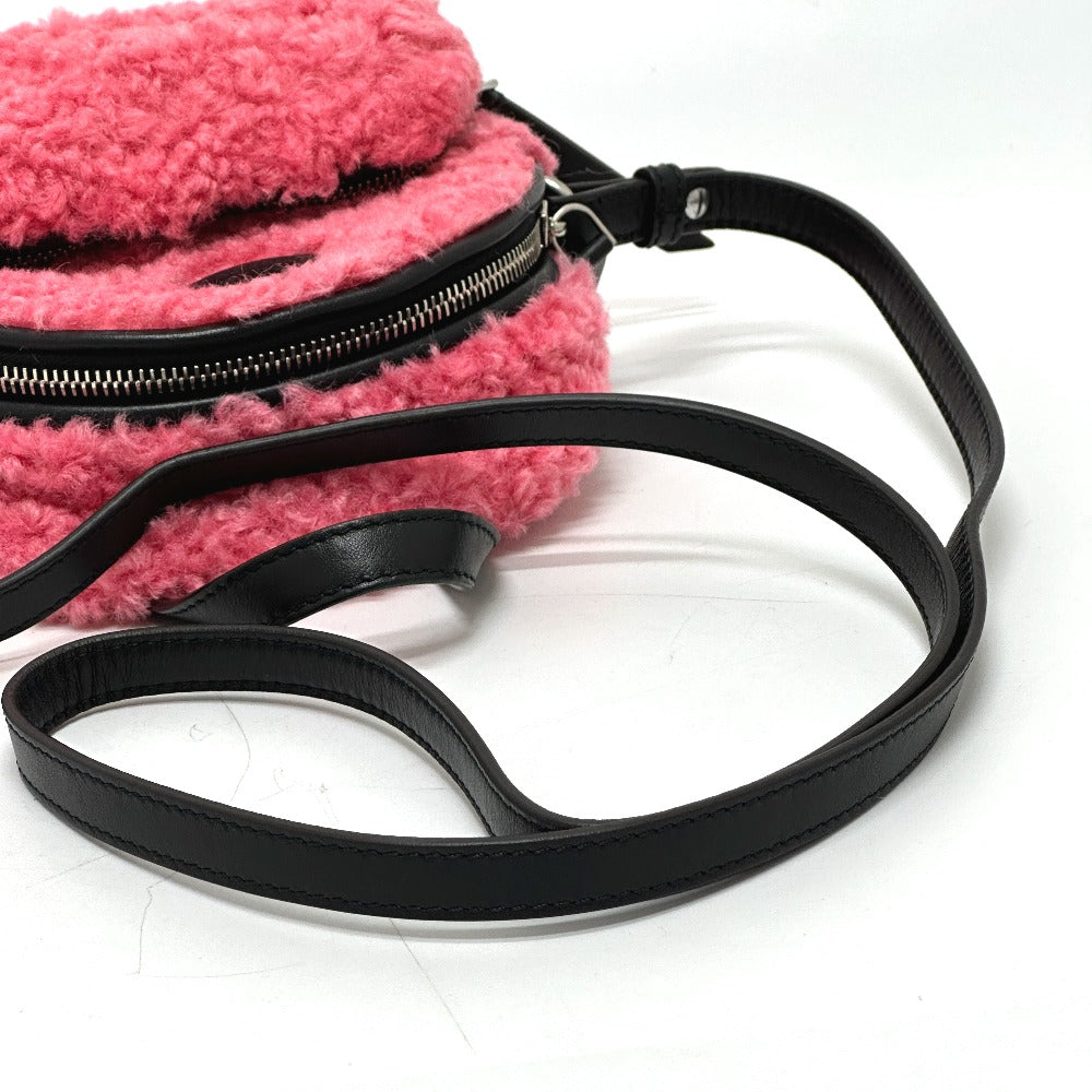 MONCLER Shoulder Bag G209B5L60000 54AM6 Polyester, Leather pink logo KILIA SMALL Women Used Authentic
