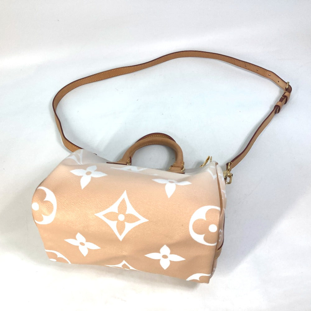 LOUIS VUITTON Handbag M45722 Monogram giant canvas Orange Monogram Giant Gradient Speedy bandouliere25 Women Used Authentic