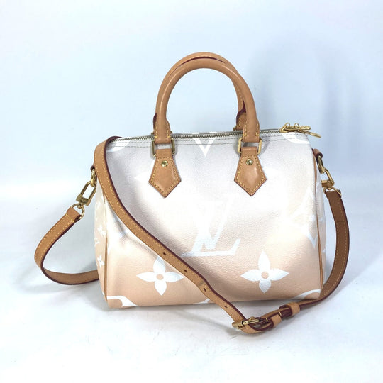 LOUIS VUITTON Handbag M45722 Monogram giant canvas Orange Monogram Giant Gradient Speedy bandouliere25 Women Used Authentic