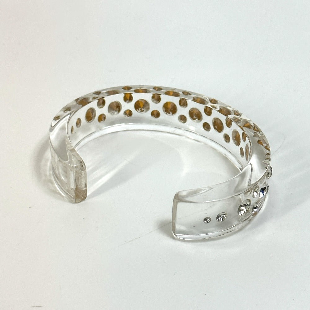 Dior Bangle Plastic, Rhinestone clear logo Rhinestone