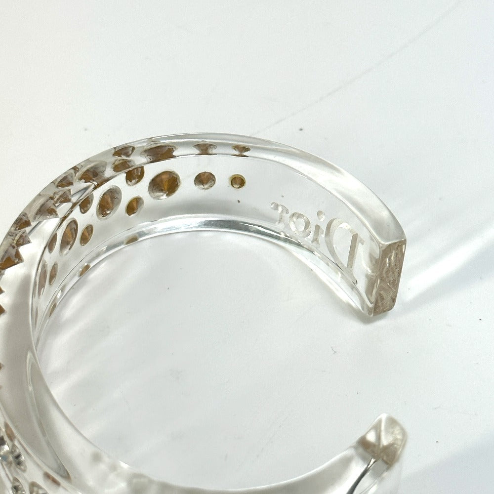 Dior Bangle Plastic, Rhinestone clear logo Rhinestone
