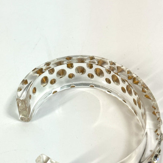 Dior Bangle Plastic, Rhinestone clear logo Rhinestone