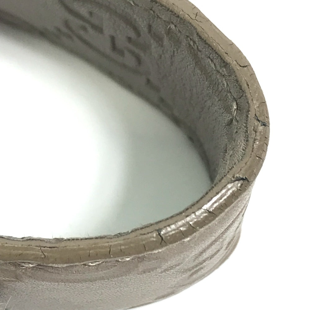 GUCCI Shoulder Bag 257265 Canvas / leather Dark Navy type GG Guccisima logo Women Used Authentic