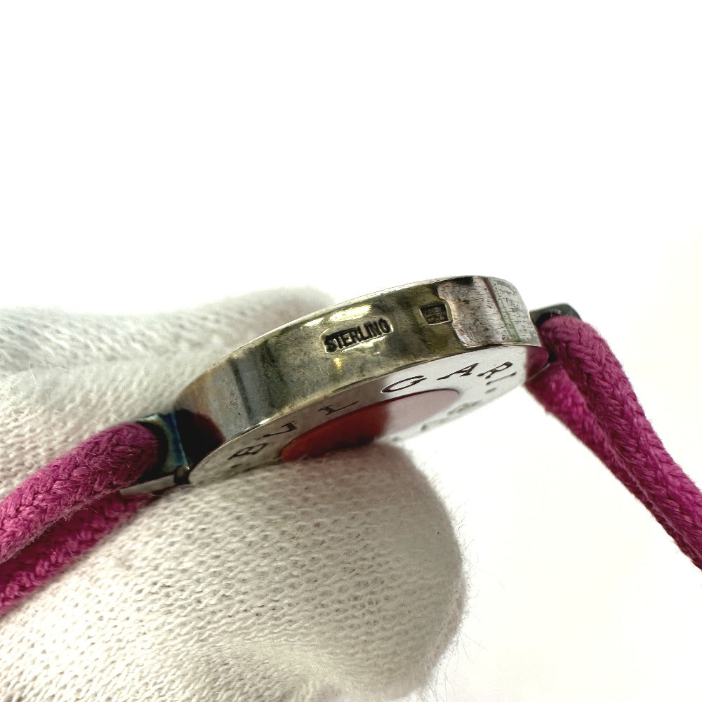 BVLGARI bracelet SV925 Silver Bulgari Bulgari Lucky Bracelet Women Used Authentic