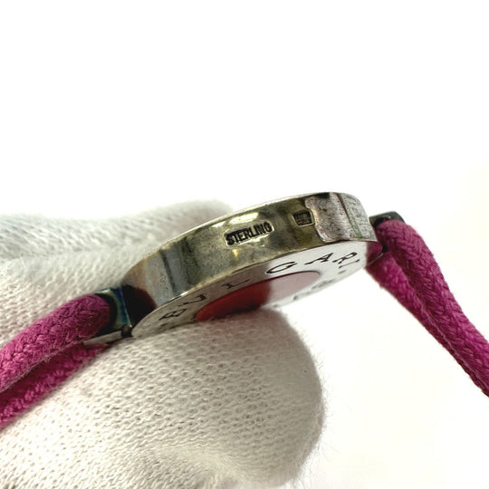 BVLGARI bracelet SV925 Silver Bulgari Bulgari Lucky Bracelet Women Used Authentic