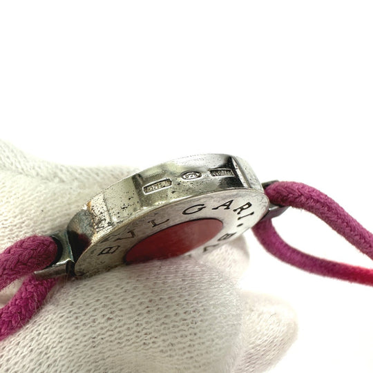 BVLGARI bracelet SV925 Silver Bulgari Bulgari Lucky Bracelet Women Used Authentic