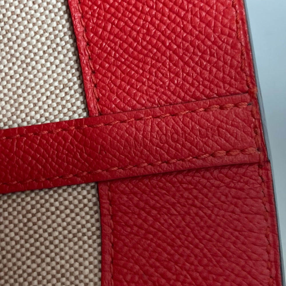 HERMES Tote Bag Evercolor, Epsom Red maxi box cover 30 Women Used Authentic