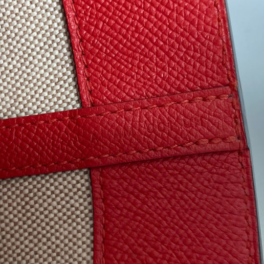 HERMES Tote Bag Evercolor, Epsom Red maxi box cover 30 Women Used Authentic