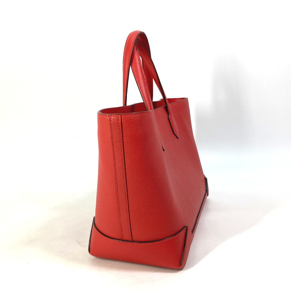 HERMES Tote Bag Evercolor, Epsom Red maxi box cover 30 Women Used Authentic