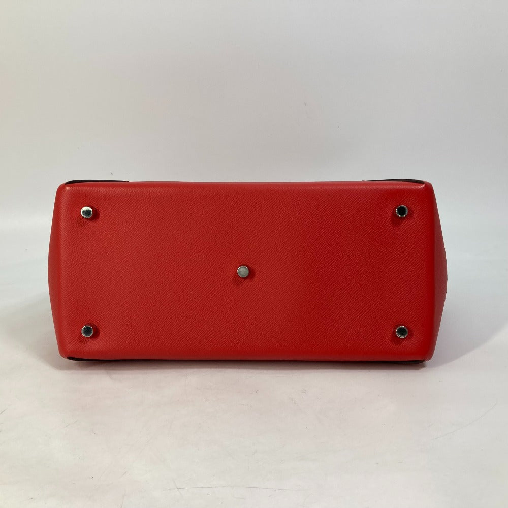 HERMES Tote Bag Evercolor, Epsom Red maxi box cover 30 Women Used Authentic