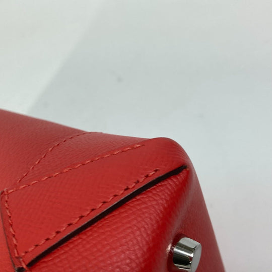 HERMES Tote Bag Evercolor, Epsom Red maxi box cover 30 Women Used Authentic