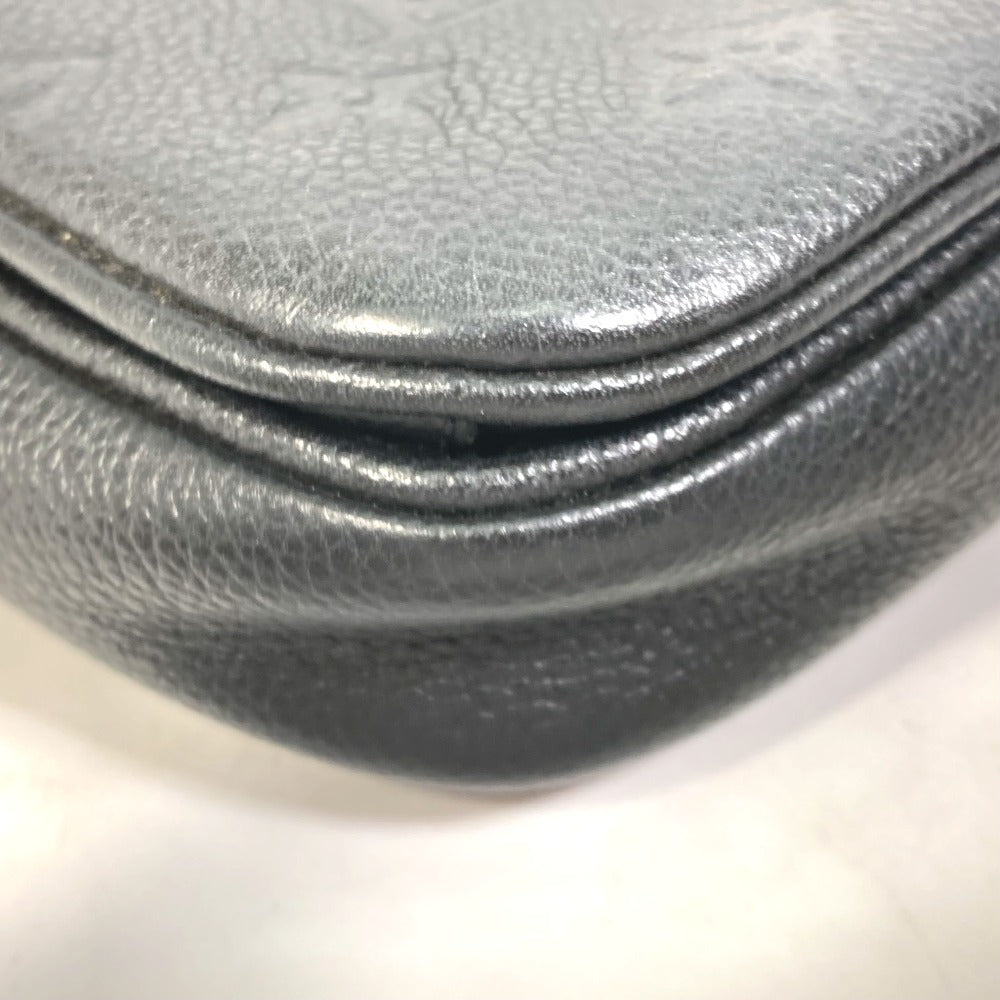 LOUIS VUITTON Shoulder Bag M41487 Monogram Ann Platt Leather black Monogram Ann Platt Pochette Metis MM Women Used Authentic