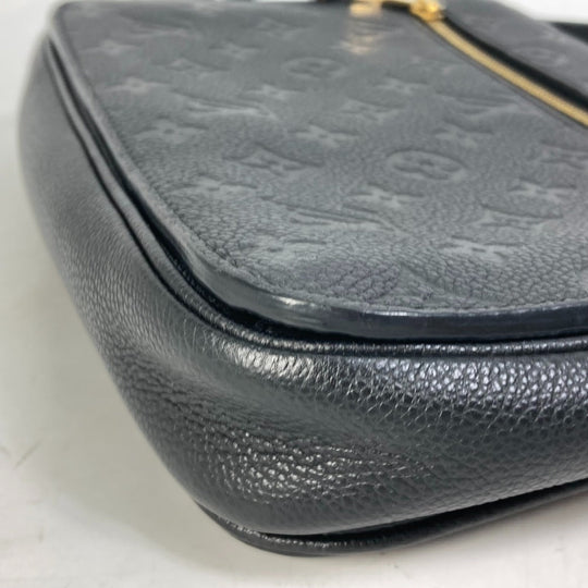 LOUIS VUITTON Shoulder Bag M41487 Monogram Ann Platt Leather black Monogram Ann Platt Pochette Metis MM Women Used Authentic