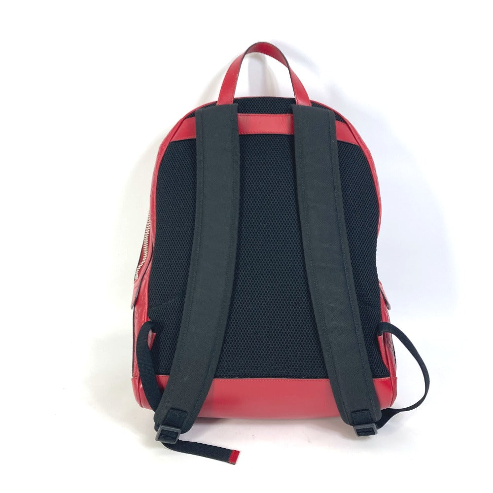 GUCCI Backpack 406370 Sima leather Red Guccisima GG Women(Unisex) Used Authentic