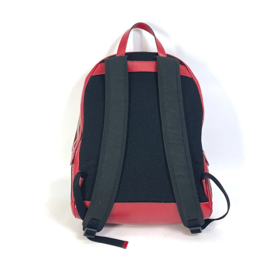 GUCCI Backpack 406370 Sima leather Red Guccisima GG Women(Unisex) Used Authentic
