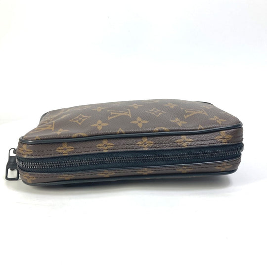 LOUIS VUITTON Shoulder Bag M44477 Monogram canvas Brown Monogram Solar Powered Ray Utility Side Bag mens Used Authentic