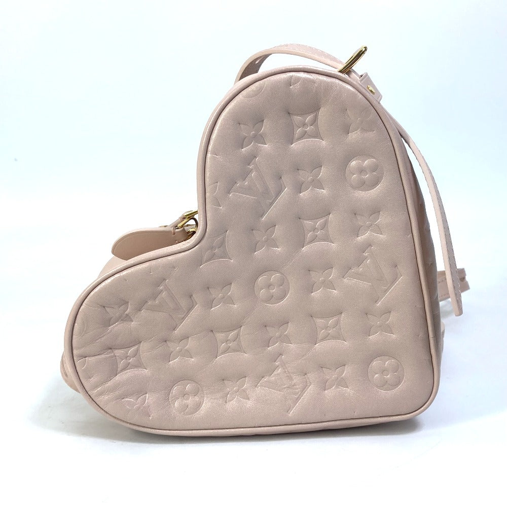 LOUIS VUITTON Shoulder Bag M58738 leather pink Monogram Sac Cool Fallen Love Women Used Authentic