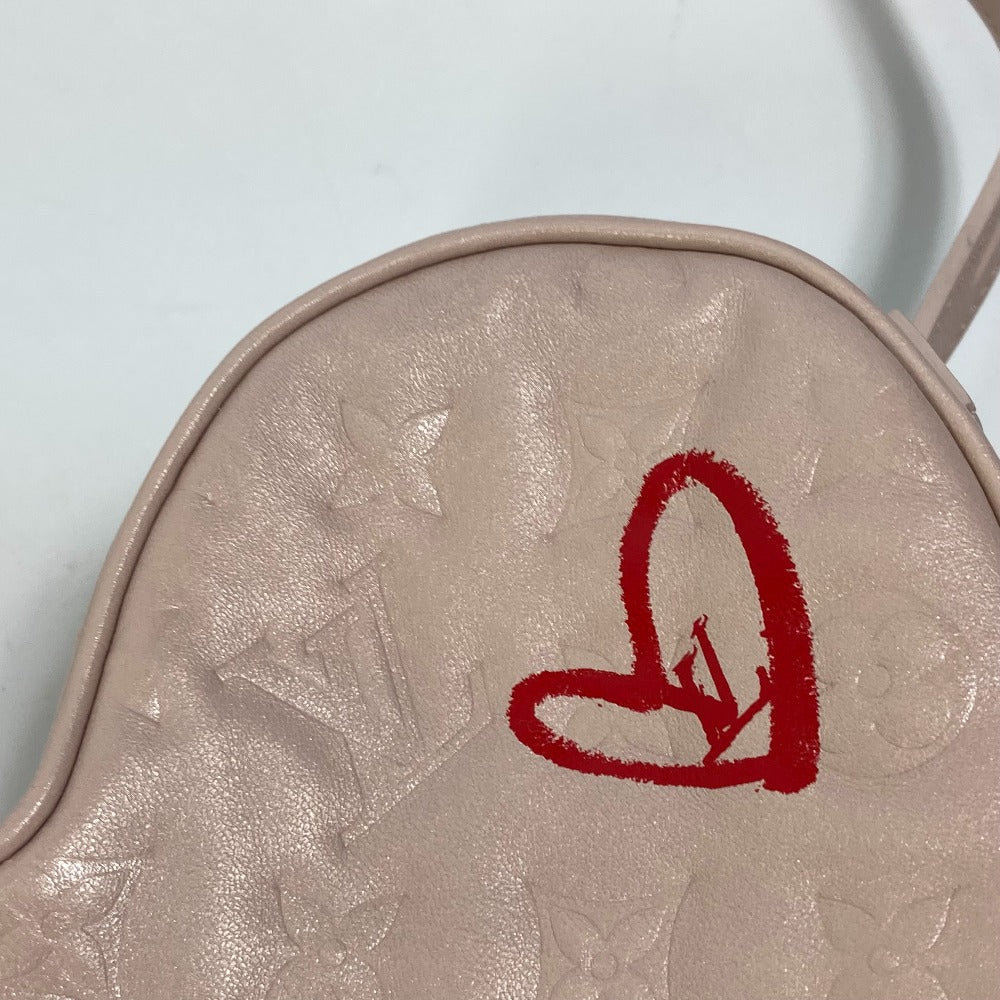 LOUIS VUITTON Shoulder Bag M58738 leather pink Monogram Sac Cool Fallen Love Women Used Authentic