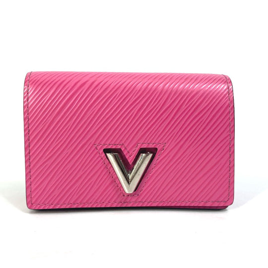 LOUIS VUITTON Card Case M69345 Epi Leather pink epi pass case pass case Twist Shrutikukart S Women Used Authentic
