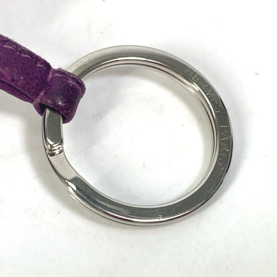 HERMES Key ring Anyo Miro purple key ring Carmen Women Used Authentic