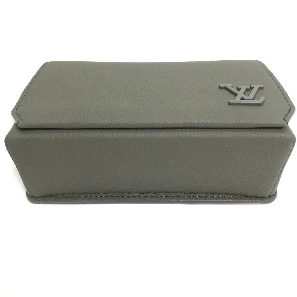 LOUIS VUITTON Shoulder Bag M82281 leather Gray type Aerogram Fastline Wearable Wallet mens Used Authentic