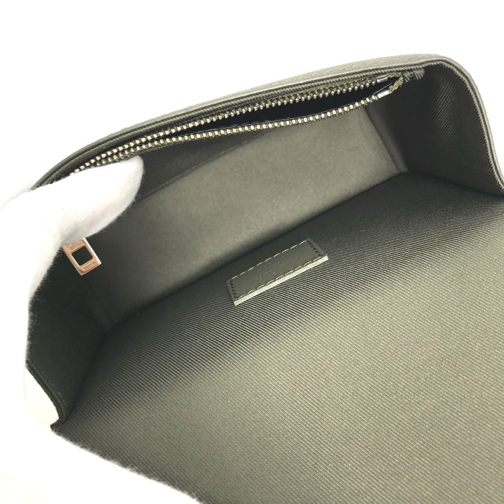 LOUIS VUITTON Shoulder Bag M82281 leather Gray type Aerogram Fastline Wearable Wallet mens Used Authentic